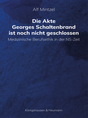 cover image of Die Akte Georges Schaltenbrand ist noch nicht geschlossen
